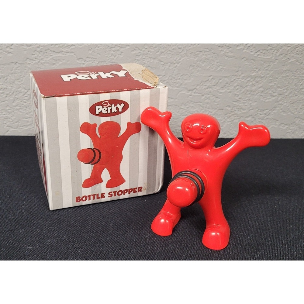Fairly Odd Novelties Sir Perky Novelty Bottle Stopper Wine Stopper Gag Gift